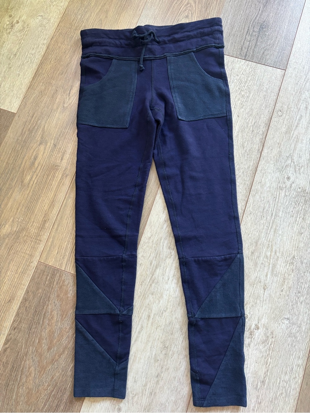 FP Movement by Free People Navy and Black Patchwork Joggers